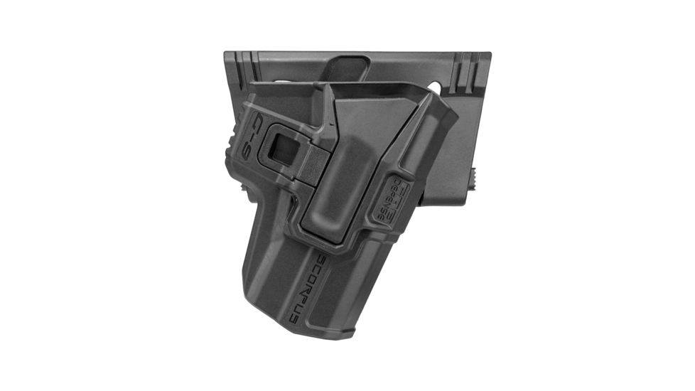 FAB Defense Model M24 Kydex Holster for Glock 9mm ,Belt, Right Hand, Black, SC-24BG9B