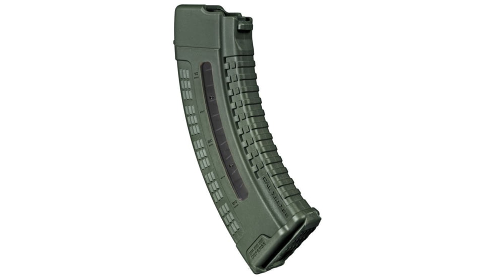 FAB Defense Polymer Ultimag AK47/74, 7.62x39mm, 30 Rounds Rifle Magazine, Olive Drab Green, fx-umagakr30g