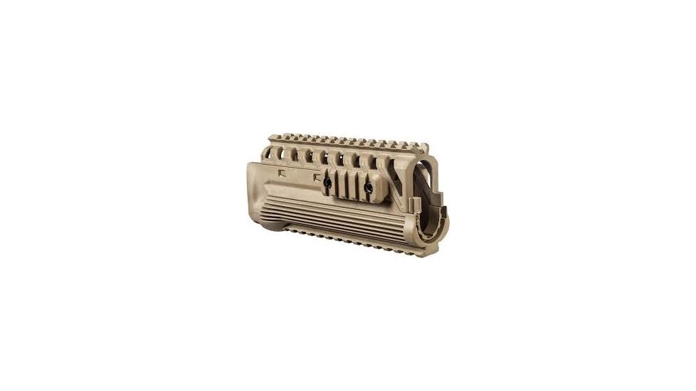 FAB Defense PRG IWI Galil Polymer Picatinny Quad Rail Handguard, 7.32in, Flat Dark Earth, FX-PRGT