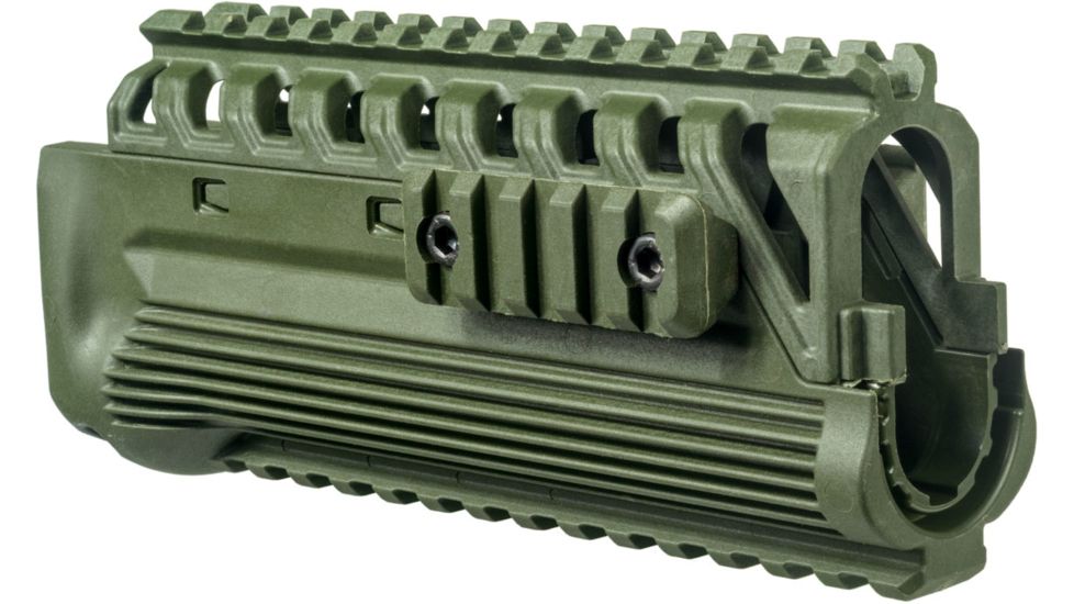 FAB Defense PRG IWI Galil Polymer Picatinny Quad Rail Handguard, 7.32in, OD Green, FX-PRGG