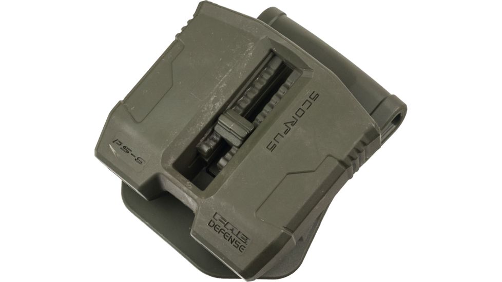 FAB Defense 9mm Steel Magazine Pouch for Steel 9mm and .40 cal Magazines, OD Green, SC-PS9G