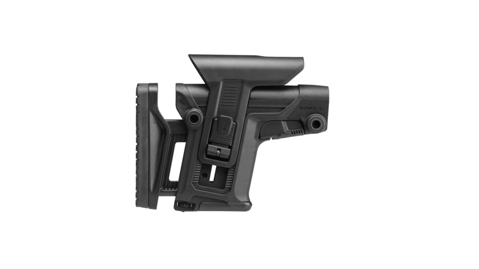 FAB Defense R.A.P.S - Rapid Adjustment Precision Stock - Collapsible, Black, 152-194mm H / 203-235mm L, fx-rapscb
