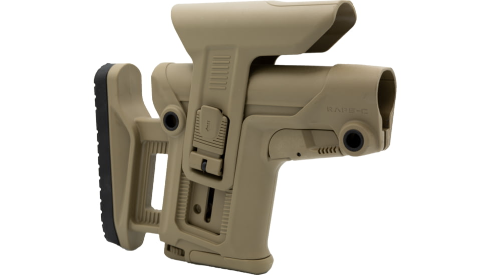 FAB Defense R.A.P.S - Rapid Adjustment Precision Stock - Collapsible, Flat Dark Earth, 152-194mm H / 203-235mm L, fx-rapsct