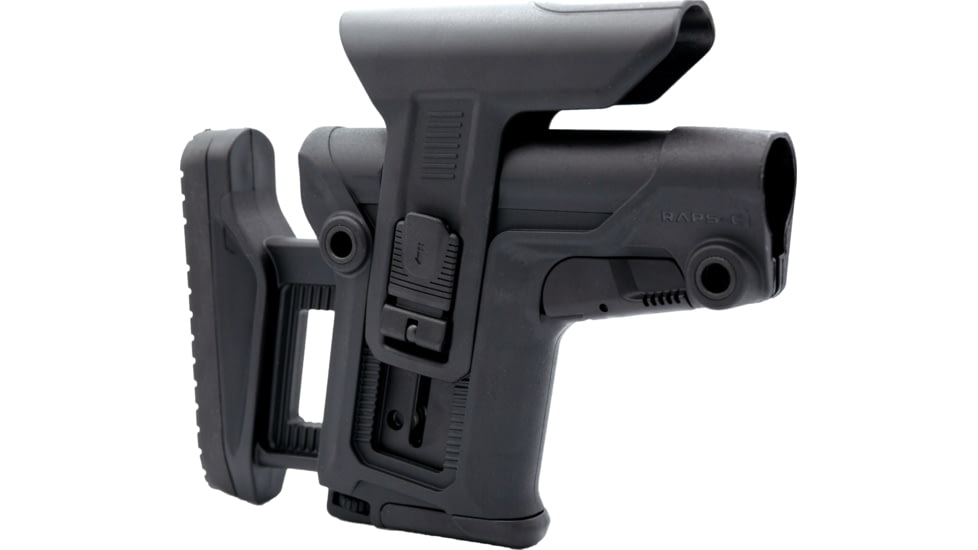 FAB Defense R.A.P.S - Rapid Adjustment Precision Stock - Collapsible, Grey, 152-194mm H / 203-235mm L, fx-rapscgr