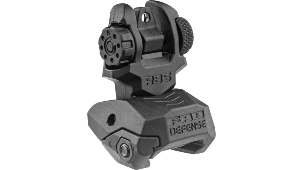 FAB Defense Top Mounted Deployable Rear Sight, Black, FX-RBS