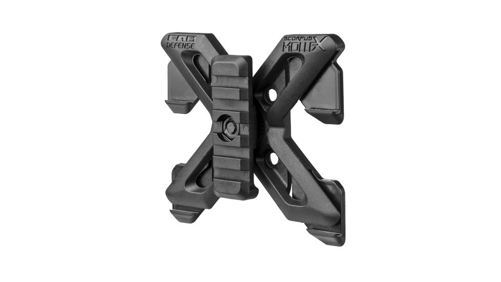 FAB Defense Rotating Picatinny Rail for Molle, Black, SC-RPRM