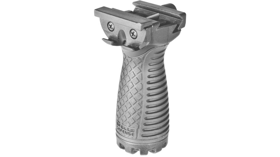 FAB Defense Rubber Overmolded Ergonomic Foregrip, Black, FX-RSGB