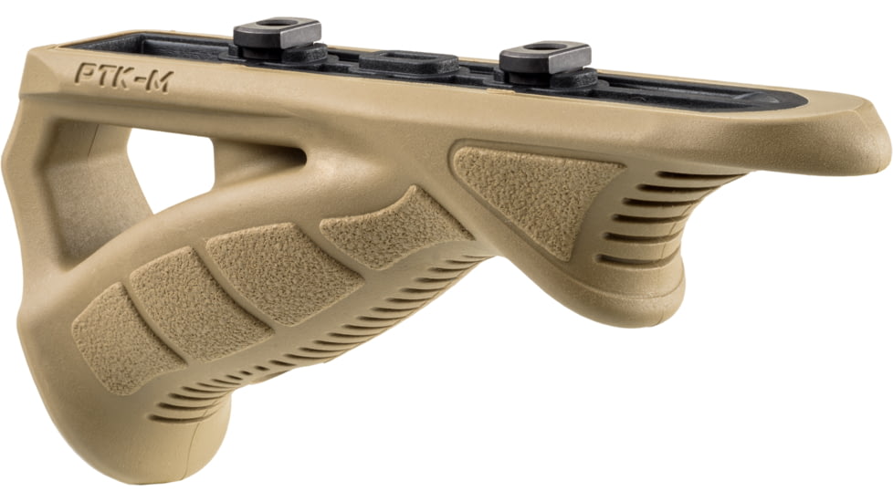 FAB Defense Rubberized M-LOK Compatible Ergonomic Pointing Foregrip, FDE, fx-ptkmt