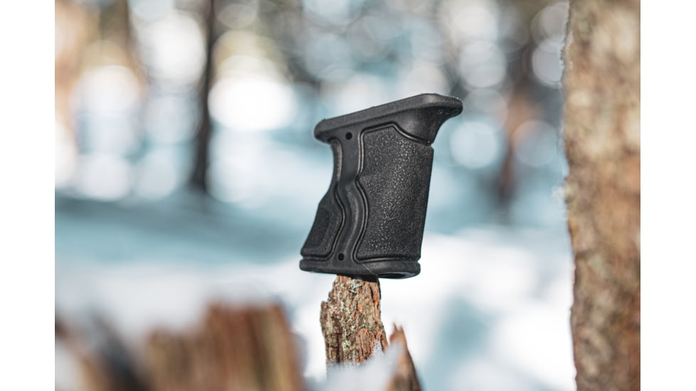 FAB Defense Rubberized M-LOK Compatible Short Ergonomic Forward Grip, Black, fx-gradmb