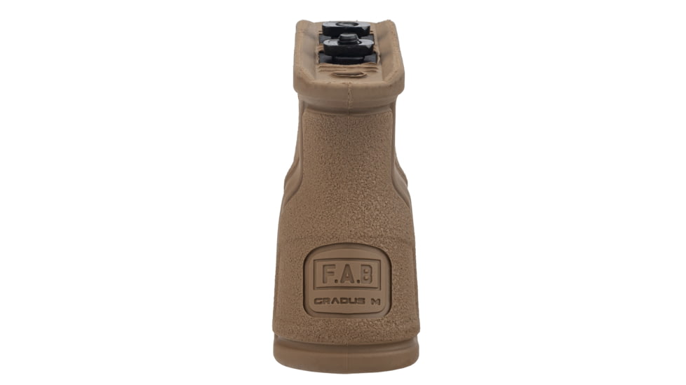 FAB Defense Rubberized M-LOK Compatible Short Ergonomic Forward Grip, FDE, fx-gradmt