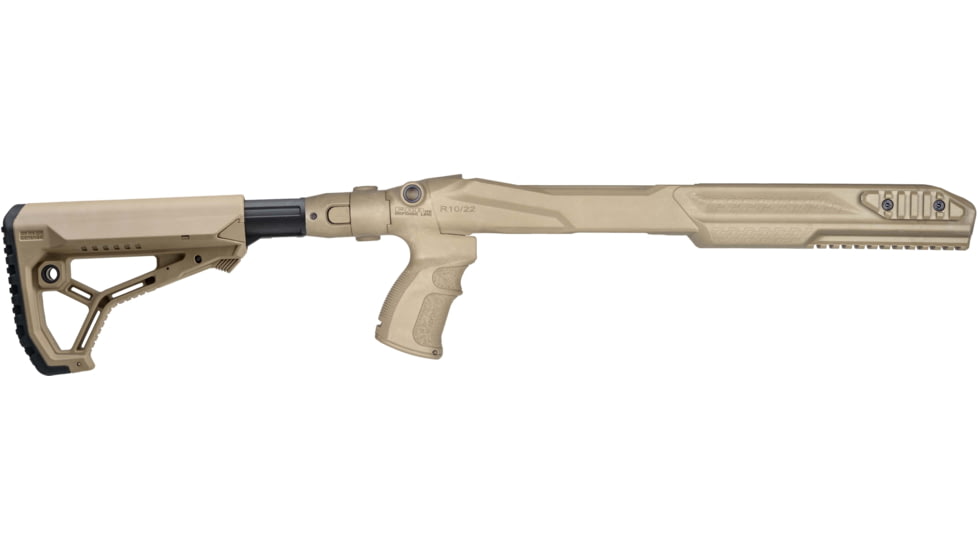FAB Defense Ruger 10/22 Collapsible Stock Conversion Kit, Flat Dark Earth, FX-M4R1022T