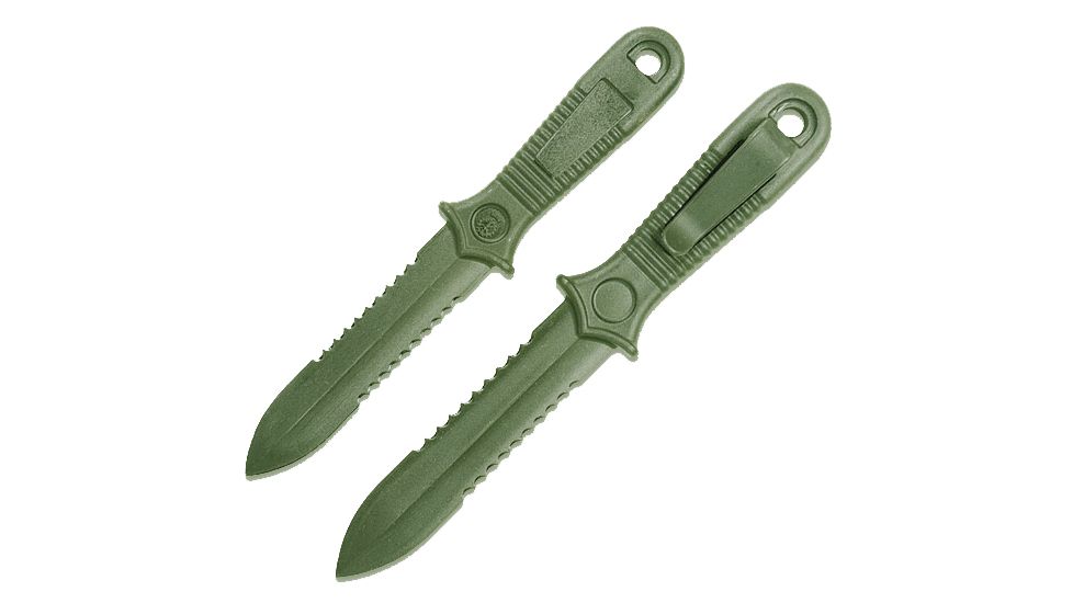 FAB Defense Set Of 2 Polymer Daggers, OD LO-2 (OD)
