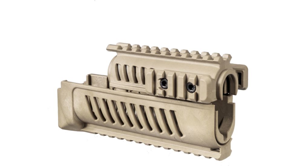 FAB Defense Upper and Lower Handguard Rail System Set for AK-47/74, Flat Dark Earth, FX-AK47T