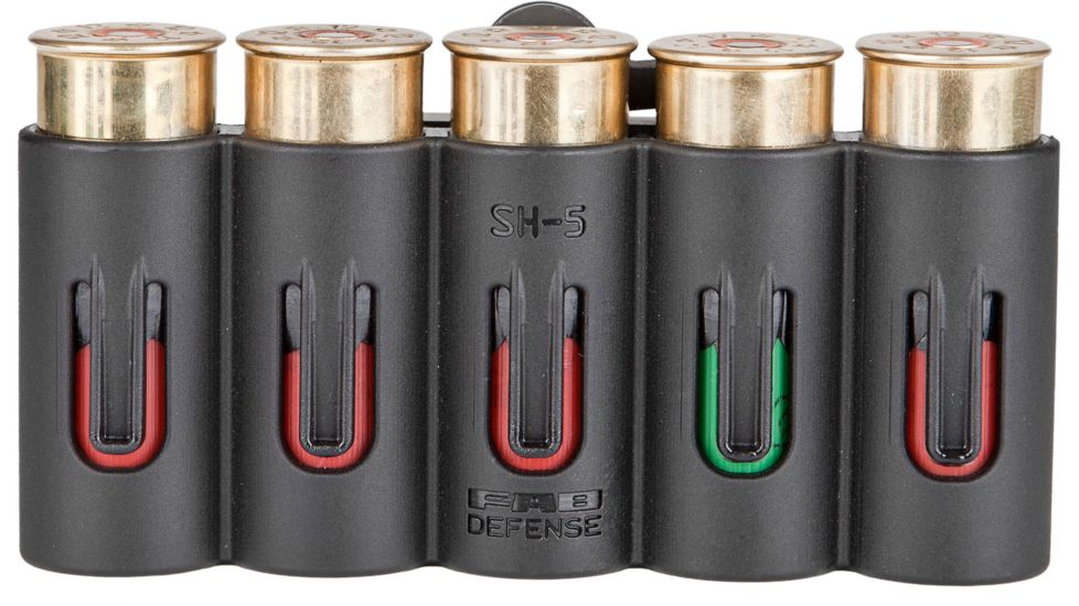 FAB Defense QR Picatinny Shotgun Shell Holder, 12 Ga., Black, FX-SH5