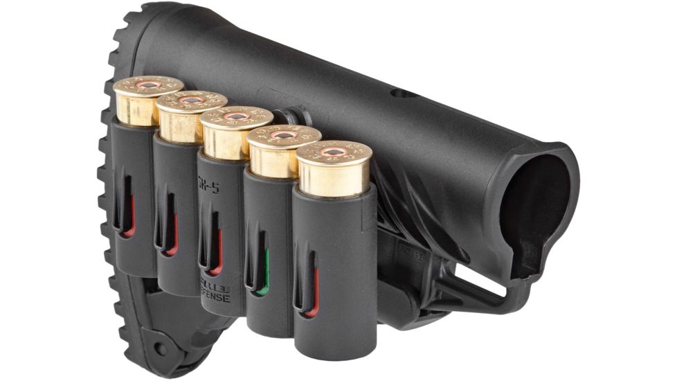 FAB Defense QR Picatinny Shotgun Shell Holder, 12 Ga., Black, FX-SH5