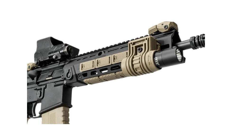 FAB Defense MALC-1 Slim M-LOK Compatible Handguards Locking Rail Cover - Pack of 9, Flat Dark Earth, fx-malc1t