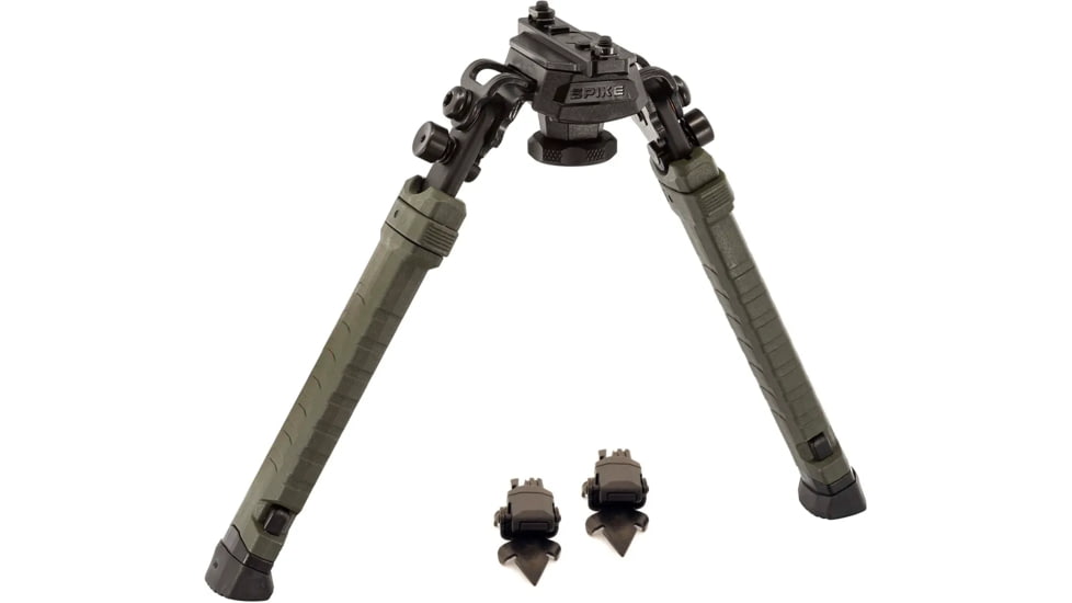 FAB Defense SPIKE Tactical Bipod, M-LOK Compatible, OD Green w/FAB Defense Home SPIKE Claw