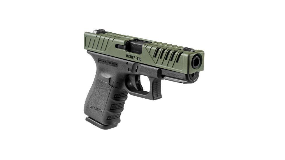 FAB Defense TACSKIN 19 Snap-On Slide Cover For Glock 19, OD Green, fx-tacs19g