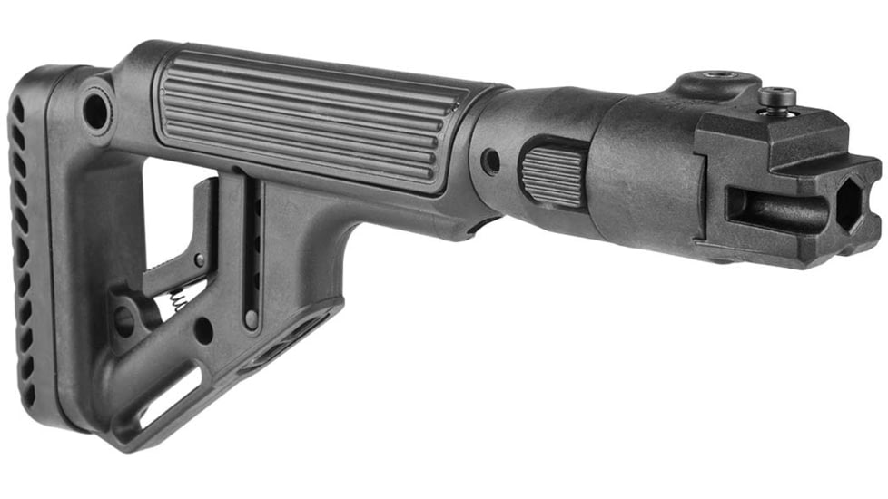 FAB Defense Tactical Folding Buttstock w/ Cheek Piece for AK-47/74, Black, FX-UASAKP