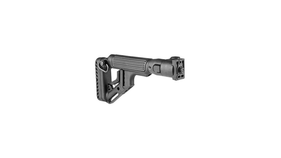 FAB Defense Tactical Folding Buttstock w/ Cheek Riser for VZ58 Polymer Joint, Black UAS-VZP, EDEMO1