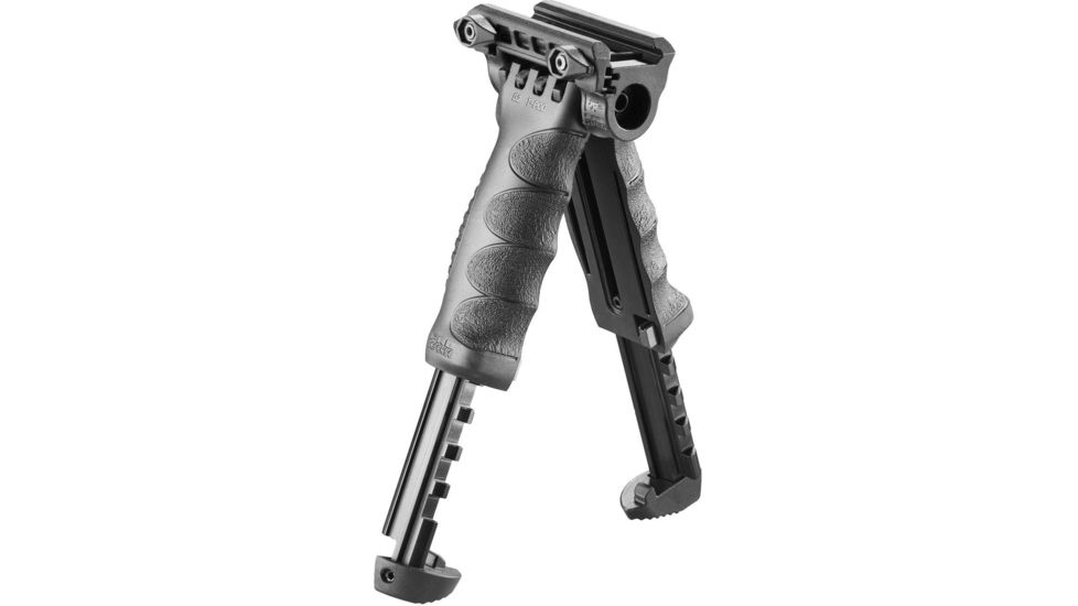 FAB Defense Gen-II Vertical Foregrip w/ Integrated Adjustable QR Bipod, Black, FX-TPODG2QR