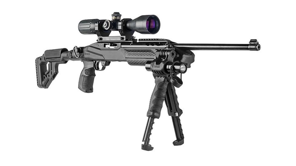 FAB Defense UAS-PRO Ruger 10/22 UAS Precision Stock Conversion Kit w/Handguard and Upper Rails, Black, FX-UASPR1022B