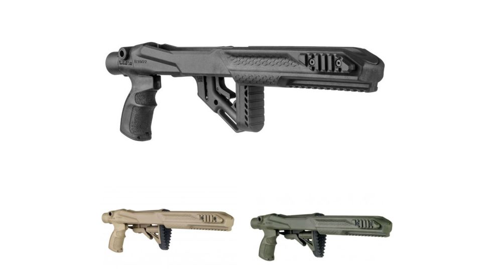 FAB Defense UAS-R Ruger 10/22 UAS Precision Stock Conversion Kit, Black, Flat Dark Earth, OD Green