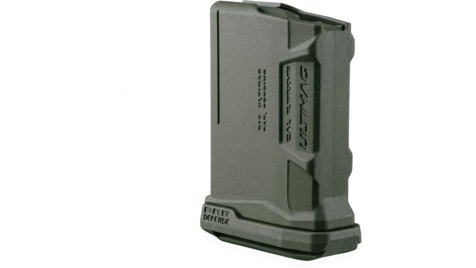 FAB Defense Ultimag AR-15, .223 Remington/5.56mm NATO, 10 Round Rifle Magazine, OD Green, FX-UMAGR10G