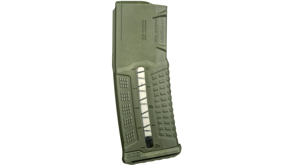 FAB Defense Ultimag AR-15/M16, 5.56x45mm NATO, 30 Rounds Rifle Magazine, Olive Drab Green, FX-UMAGR30G