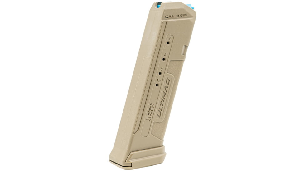 FAB Defense ULTIMAG Glock 17 10L Limited, 9mm Luger, 10 Round Pistol Magazine, Flat Dark Earth, fx-umagg1710lt