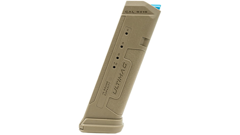 FAB Defense ULTIMAG Glock 17 10L Limited, 9mm Luger, 10 Round Pistol Magazine, Flat Dark Earth, fx-umagg1710lt