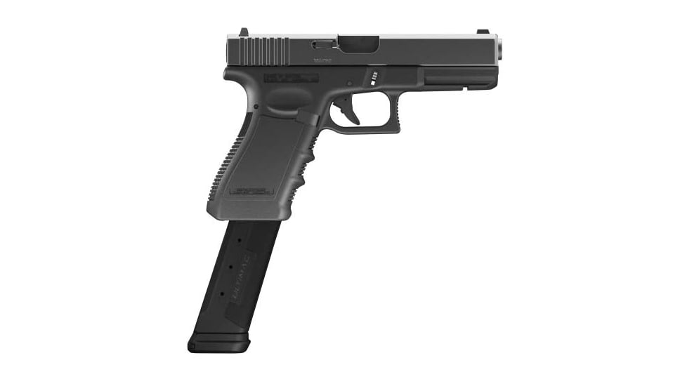 FAB Defense ULTIMAG Glock 19/17 Handguns, 32 Rounds Pistol Magazine, Black, fx-umagx32b