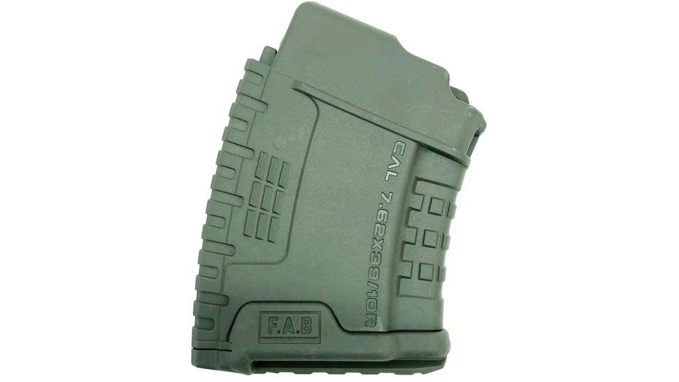FAB Defense ULTIMAG CZ Sa vz. 58, 7.62x39mm, 10 Rounds Rifle Magazine, OD Green, fx-umagvzr10g