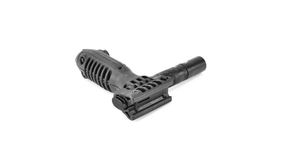 FAB Defense Vertical Foregrip &amp; Bipod w/ Integral Mount for Tactical Light, Black, PodSLB