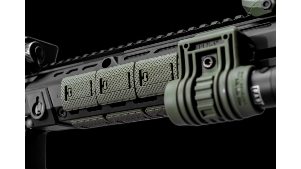 FAB Defense MALC-2 Wide M-LOK Compatible Handguards Locking Rail Cover - Pack of 9, Black, fx-malc2b