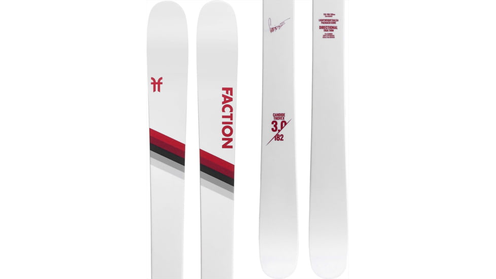 Faction Candide 3.0 Skis, White/Red, 184 cm, FCSK20-CT30-ZZ-184-1
