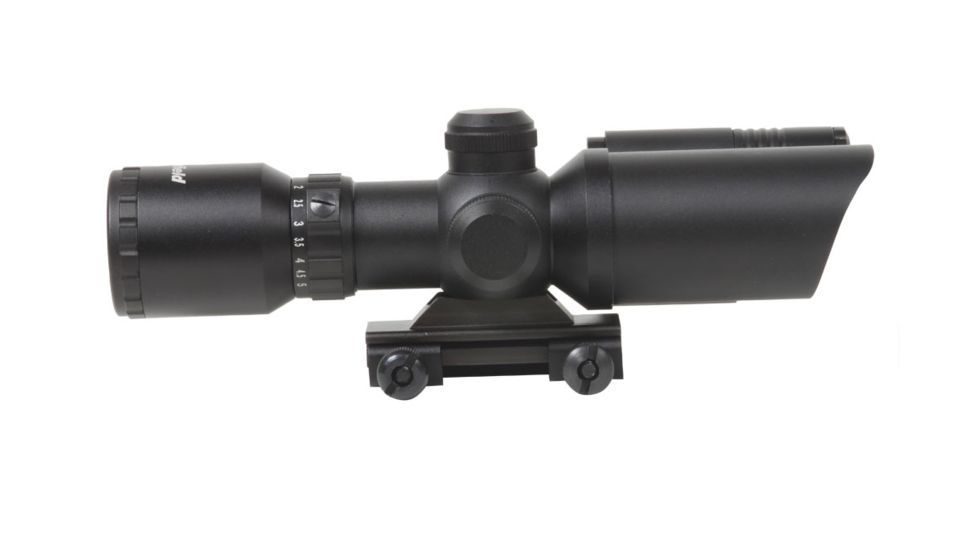 Factory DEMO Firefield 1.5-5 Rifle Scope with Attached Green Laser