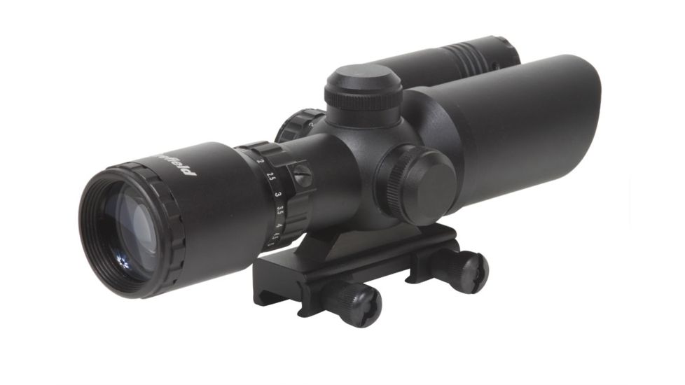 Factory DEMO Firefield 1.5-5 Rifle Scope with Attached Green Laser