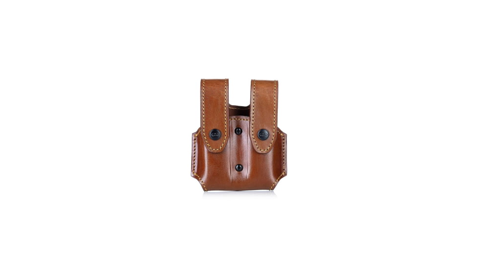 Falco Holsters Baldwin - Timeless OWB Double Magazine Pouch with Flap, 7338