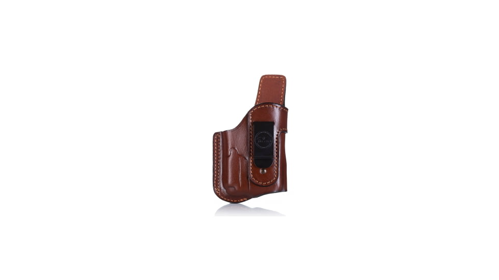 Falco Holsters Inside the Waistband Leather Holster with Reinforced Sweatguard for Gun w/ Light, 7233