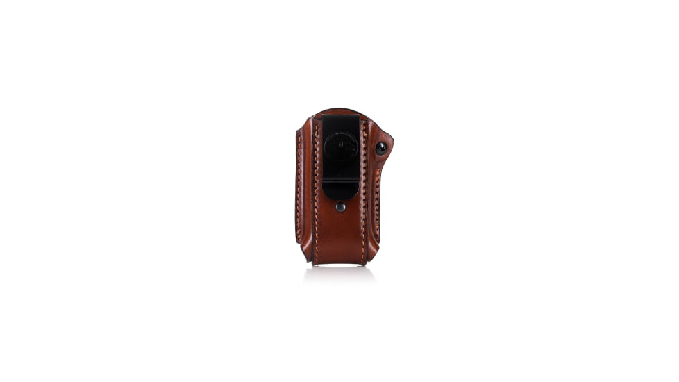 Falco Holsters IWB/OWB Clip on Magazine Leather Pouch with Retention Screw, 5544