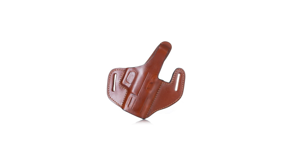 Falco Holsters Outlet OWB Leather Holster with Thumb Break for Guns with Red Dot Sights, 7123