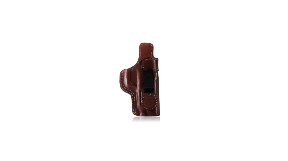 Falco Holsters Variable IWB Concealed Open Top Leather Holster with Adjustable Belt Clip, 5494