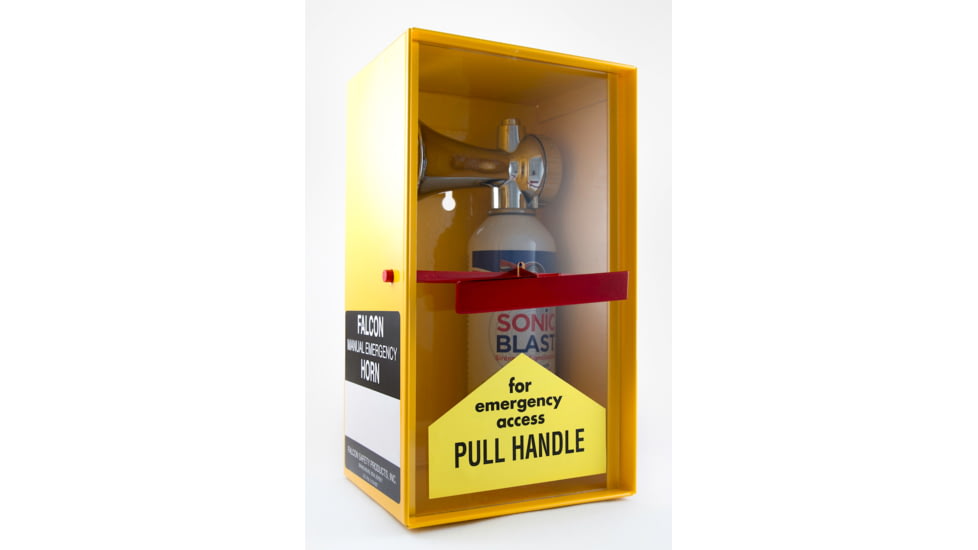 Falcon Emergency Alarm Station w/ Sonic Blast Chrome Horn, TAD5Z