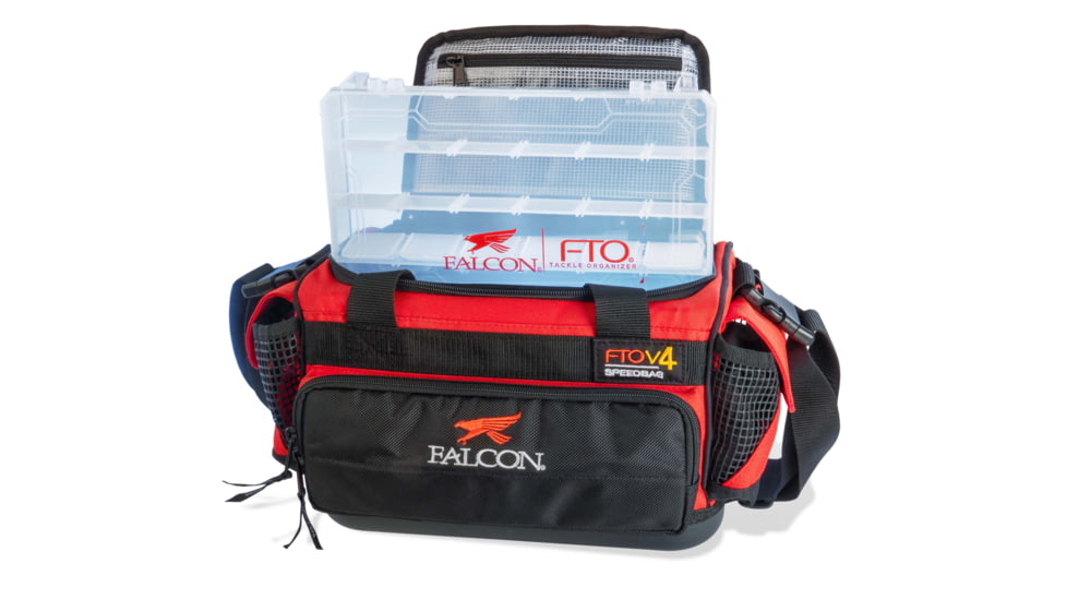 Falcon Rods FTO-V4 Speed Bag, Small, Red, 11.25 in x 7.5 in x 7.25 in, FTO-V4