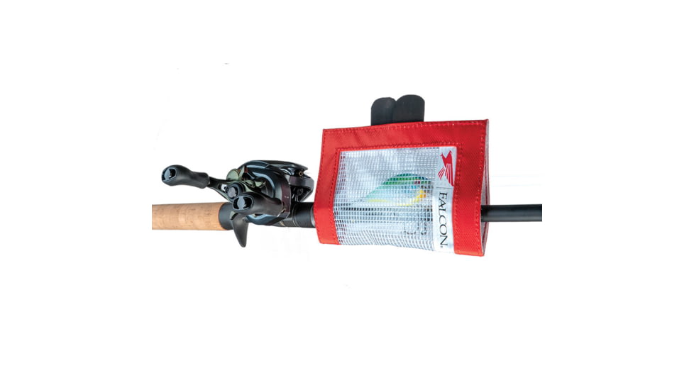 Falcon Rods Lure Wrap, Medium, Black, 5.75 inT x 8 inL x .25 inW, FTO-LR-1