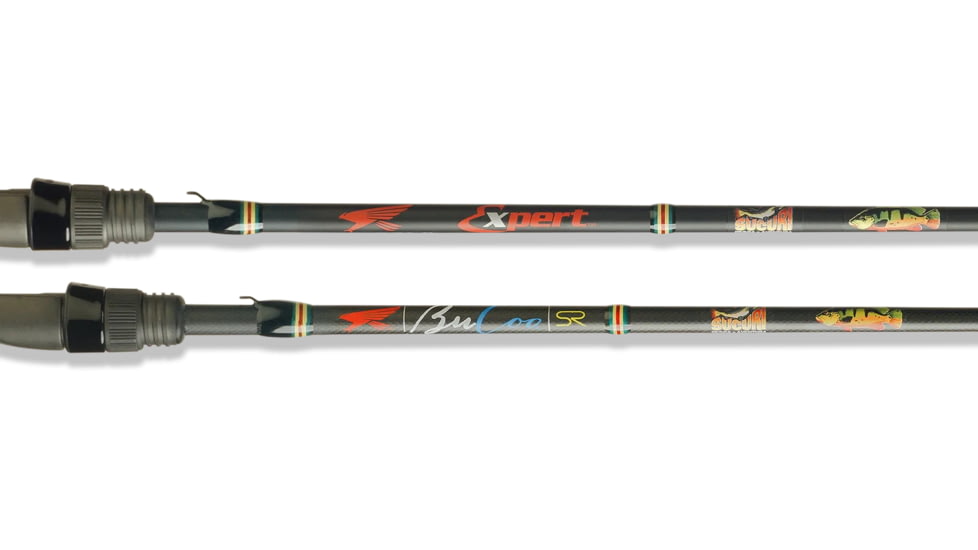 Falcon Rods Peacock Casting Rod, BuCoo SR Peacock, Heavy, Black, 5 ft8 in, BRC-7-158