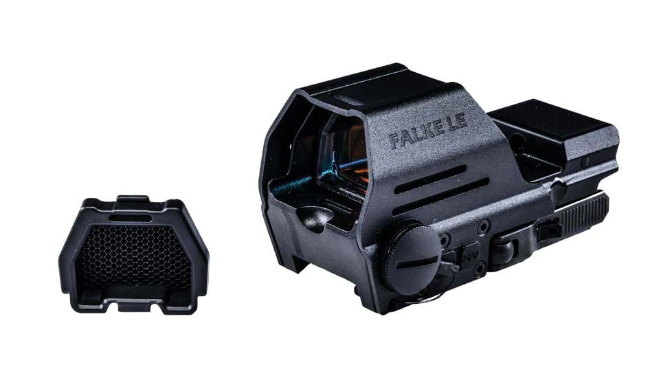 Falke 1x LE Gen 2 Red Dot Sight, 65 MOA Circle/2 MOA Dot, CR2, Black, Fal30-0019