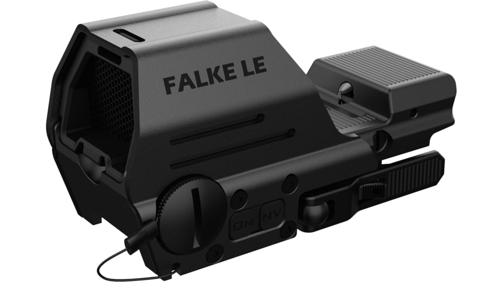 Falke 1x LE Gen 2 Red Dot Sight, 65 MOA Circle/2 MOA Dot, CR2, Black, Fal30-0019