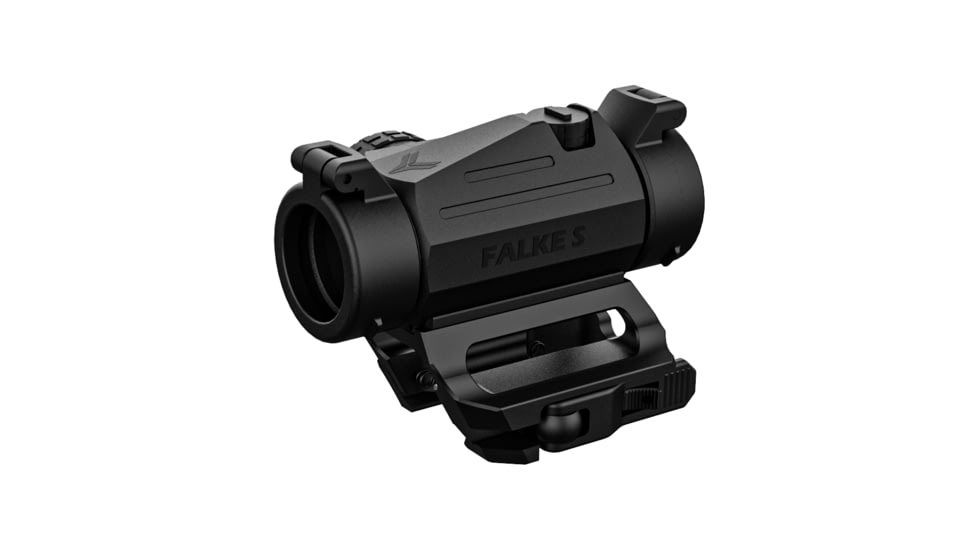 Falke 1x S Red Dot Reflex Sight, 2 MOA, Unlimited, Black, Fal30-0025